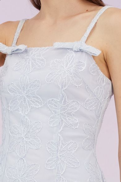 Gaiea Light Blue Embossed Dress - Nimisski