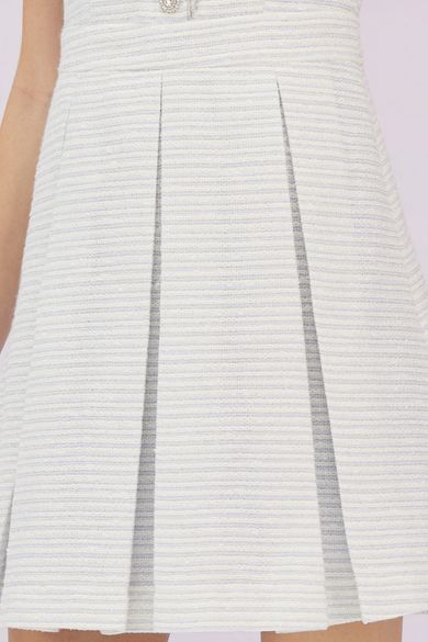 Giovanna Blue Tweed Dress - Nimisski