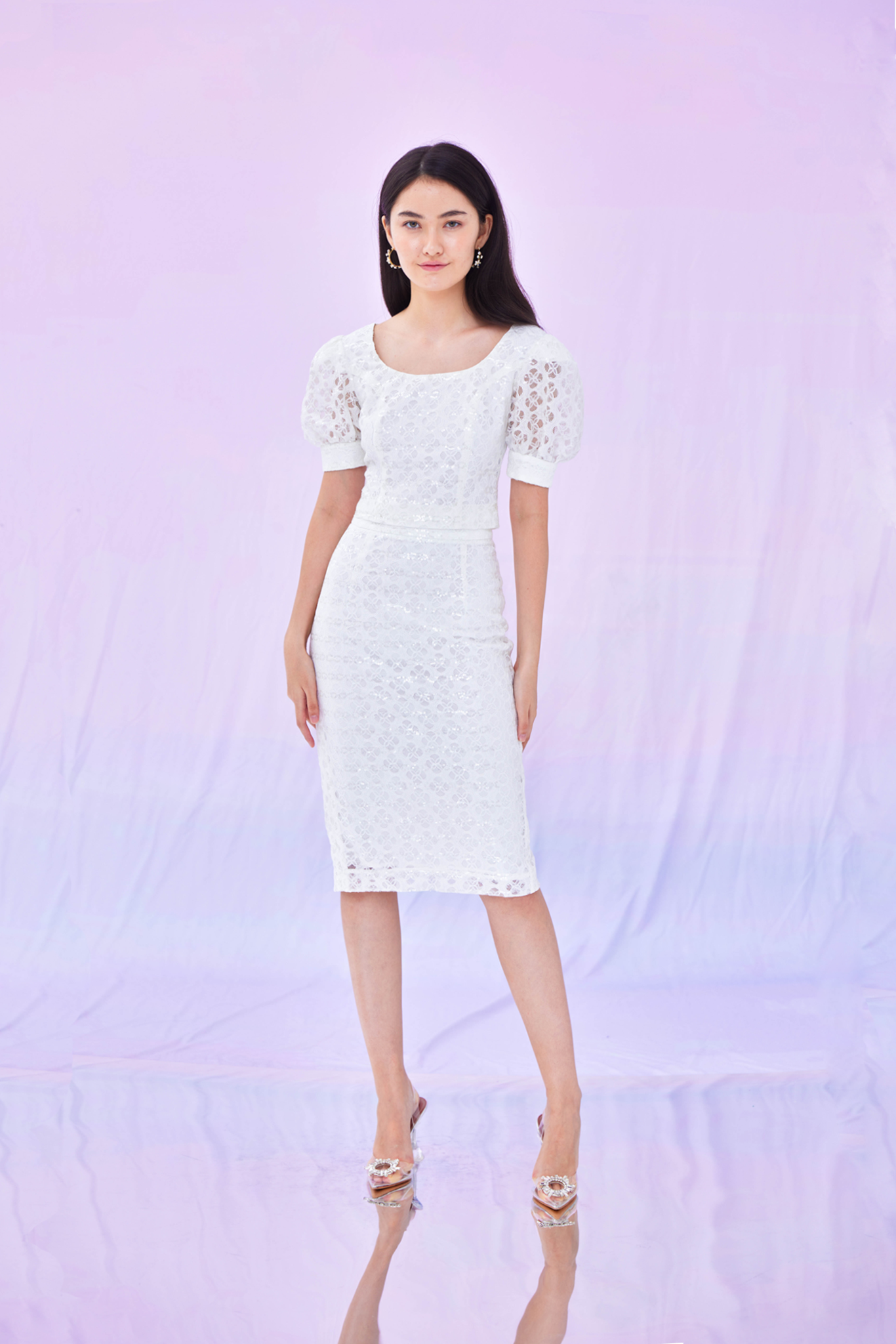 Gael White Skirt