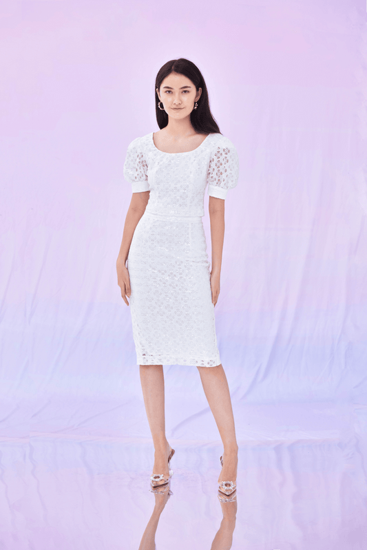 Gael White Skirt - Nimisski