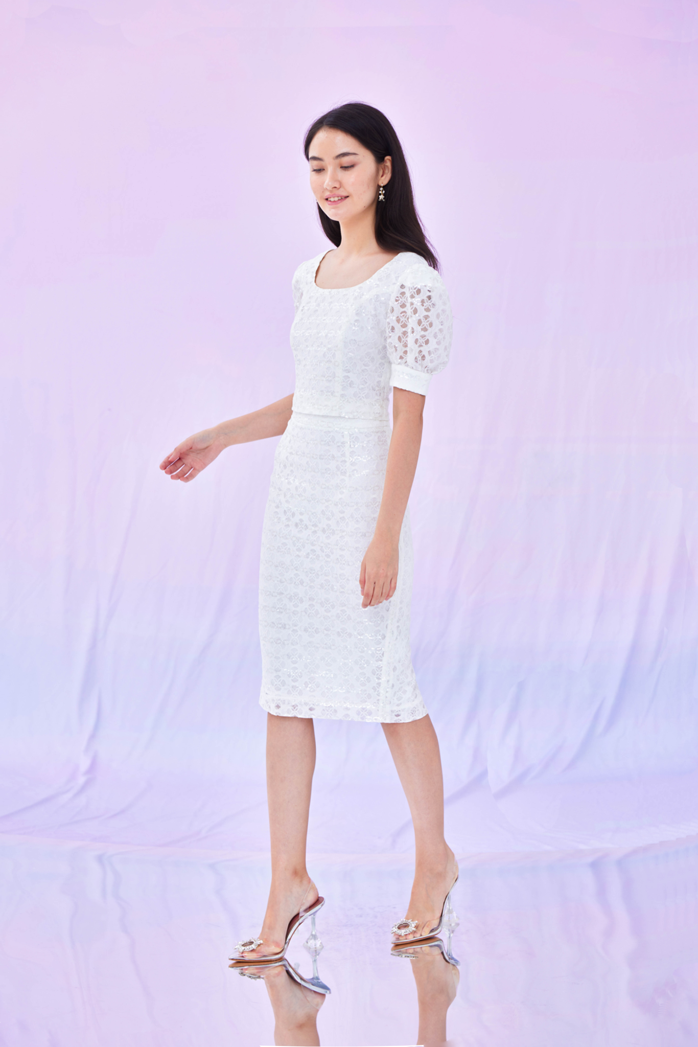 Gael White Skirt