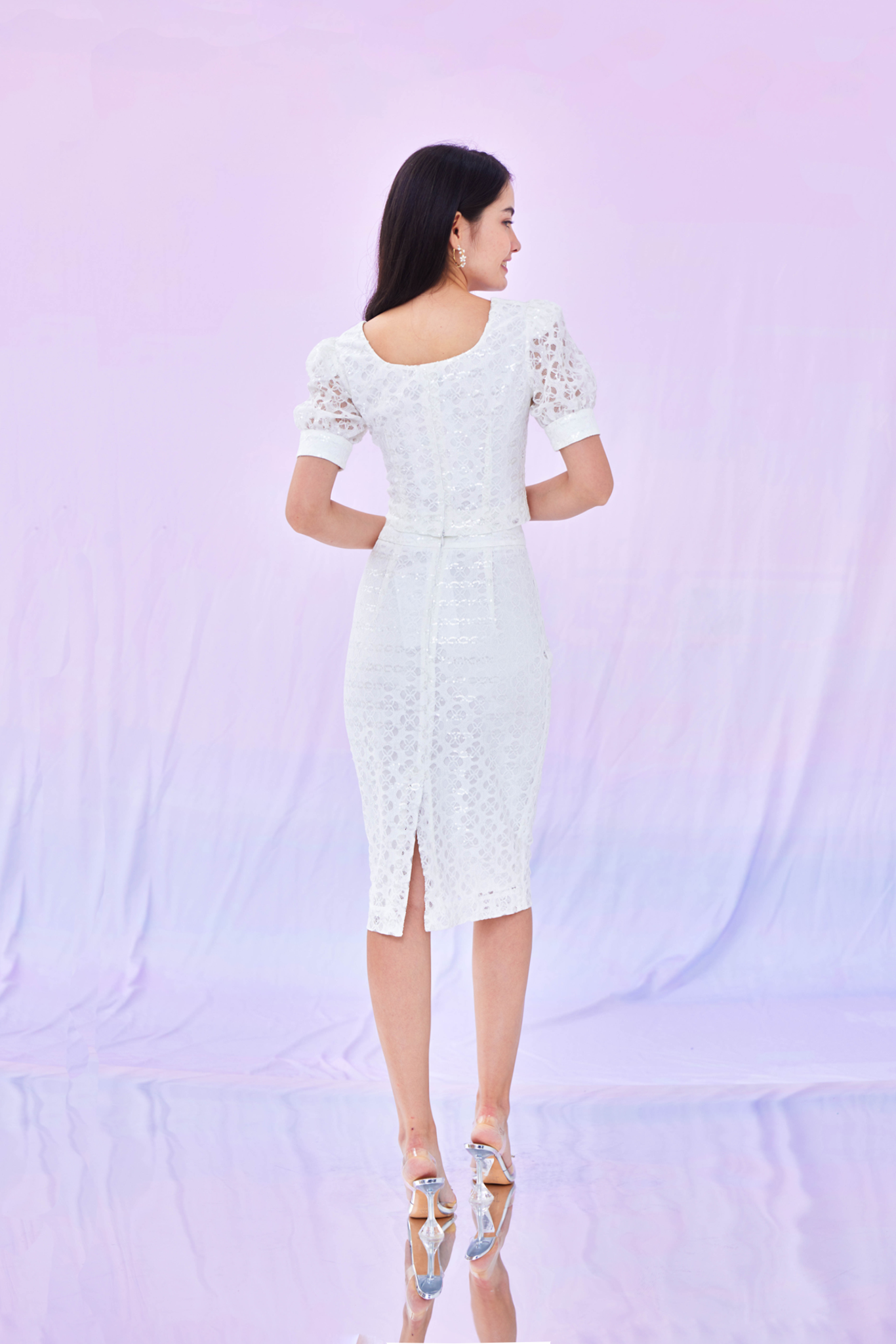 Gael White Skirt