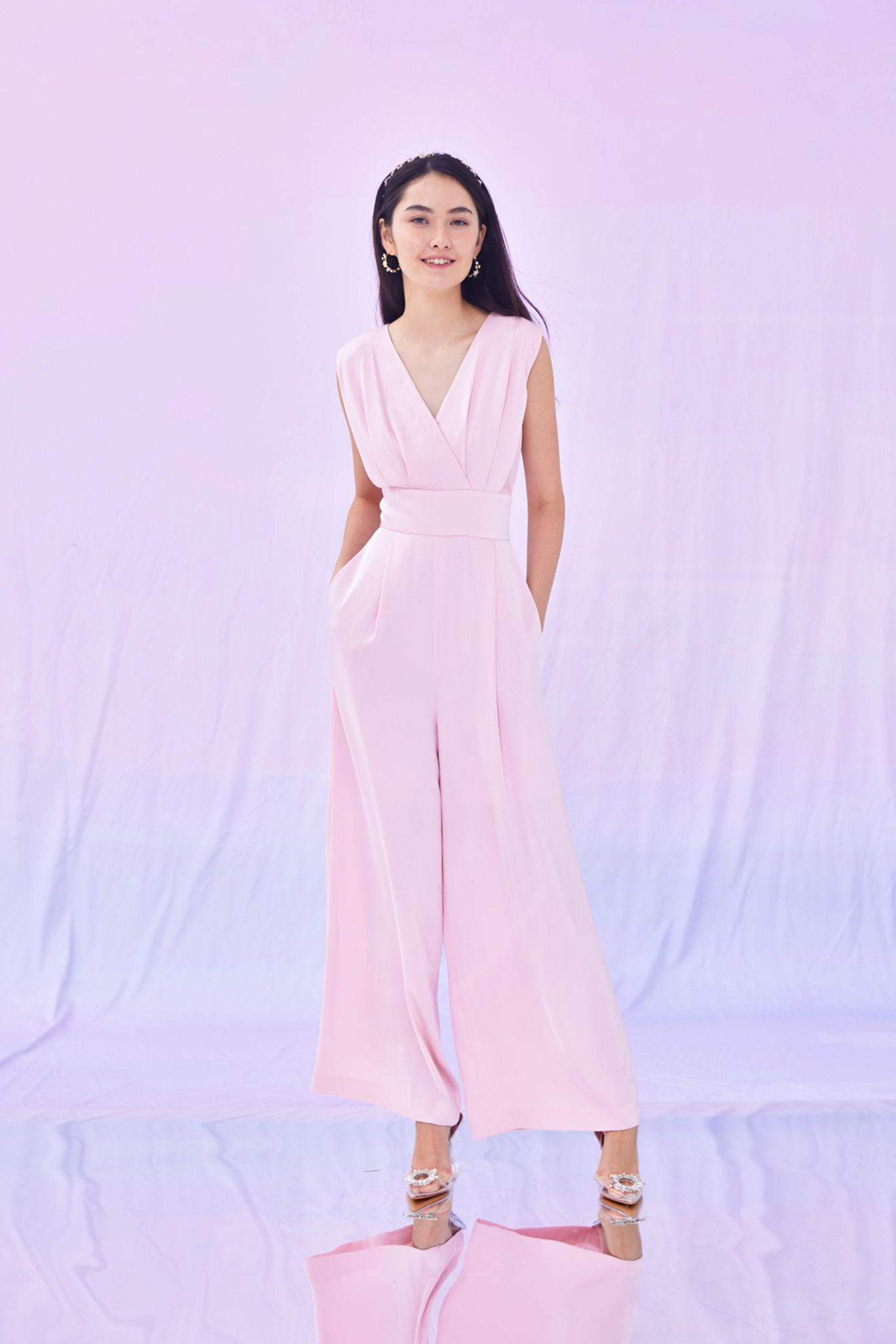Gerda Pink Jumpsuit