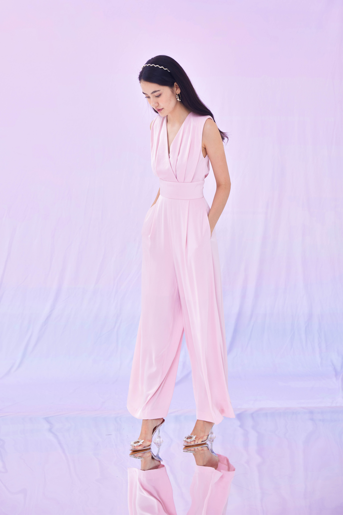 Gerda Pink Jumpsuit