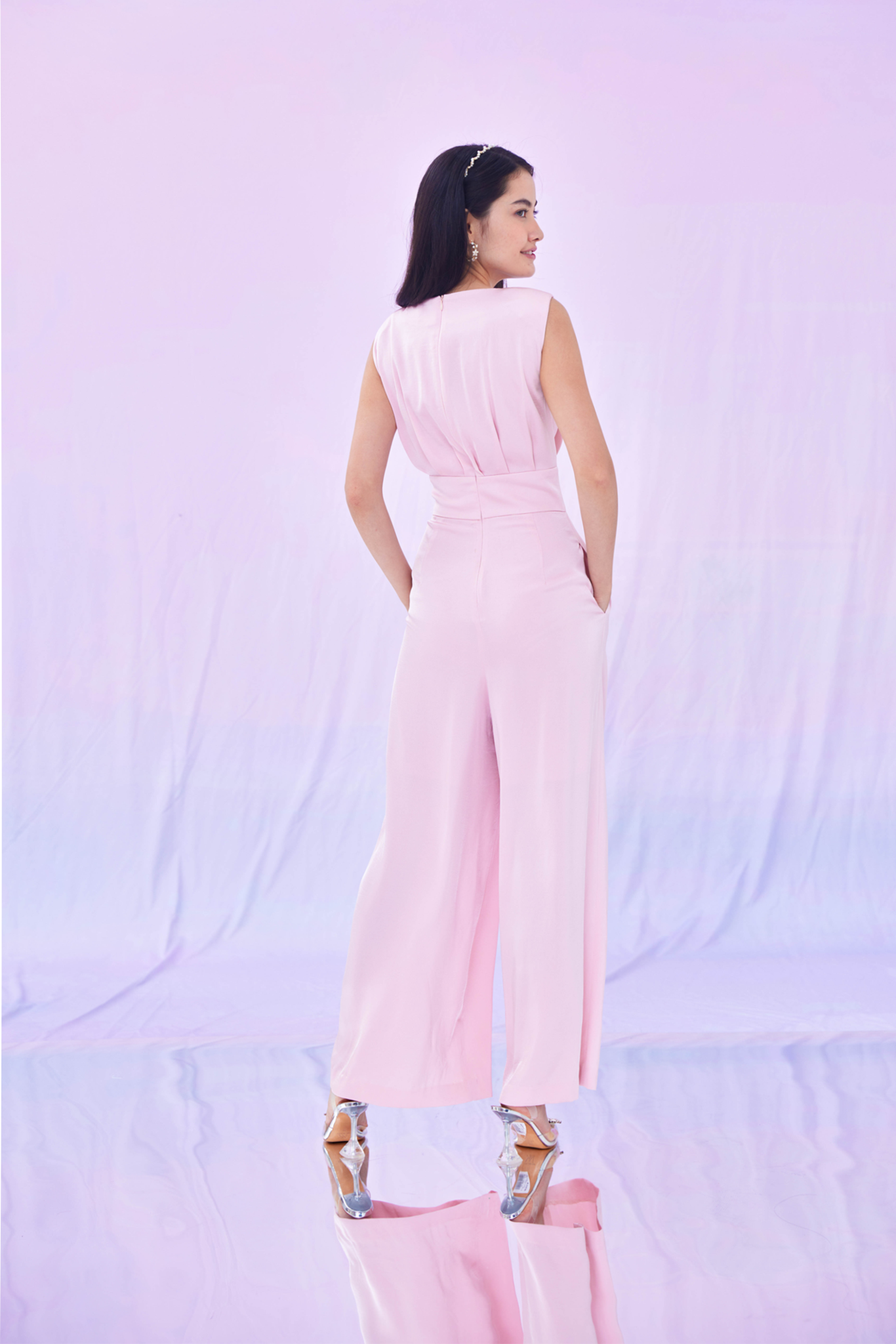 Gerda Pink Jumpsuit