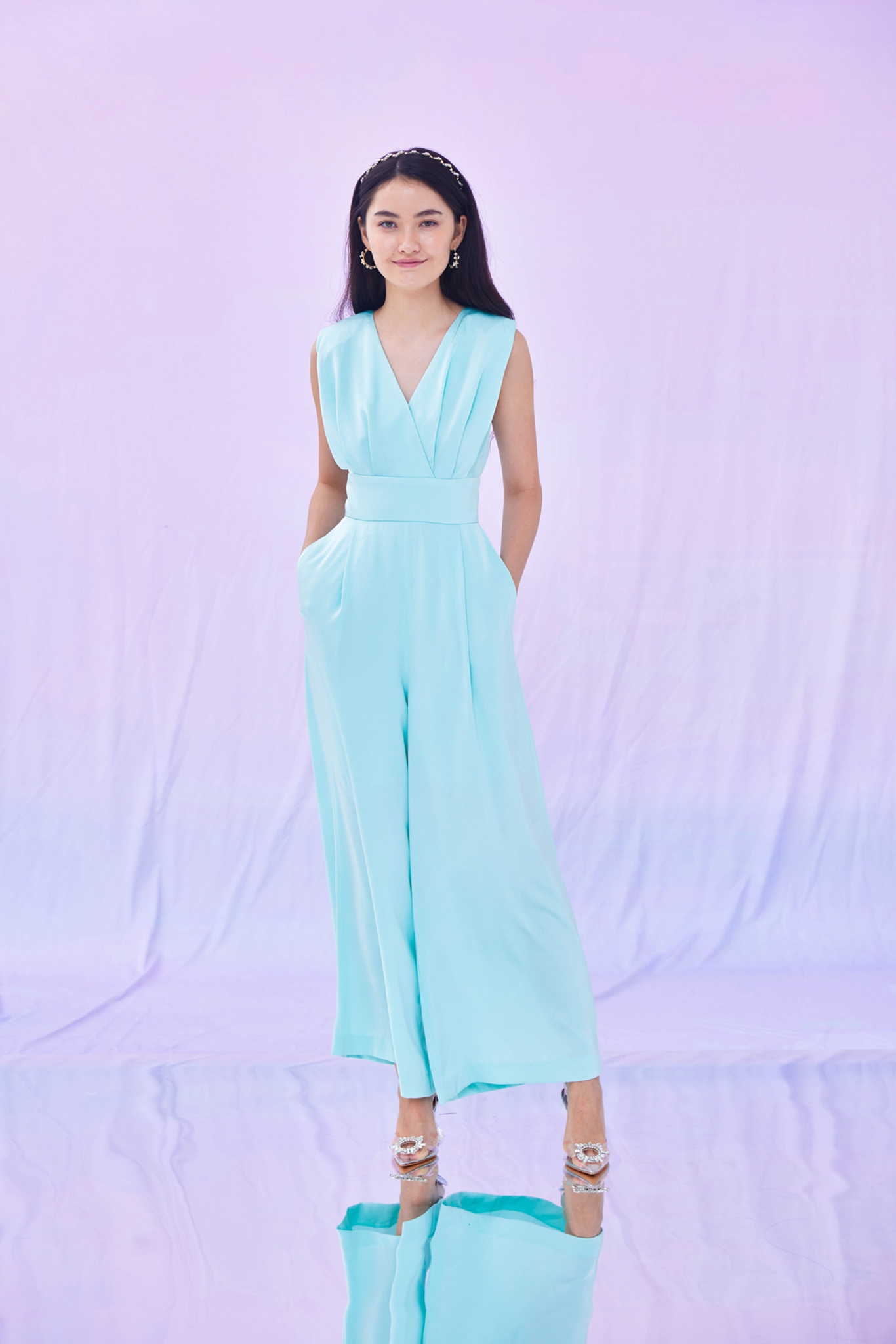 Gerda Mint Jumpsuit