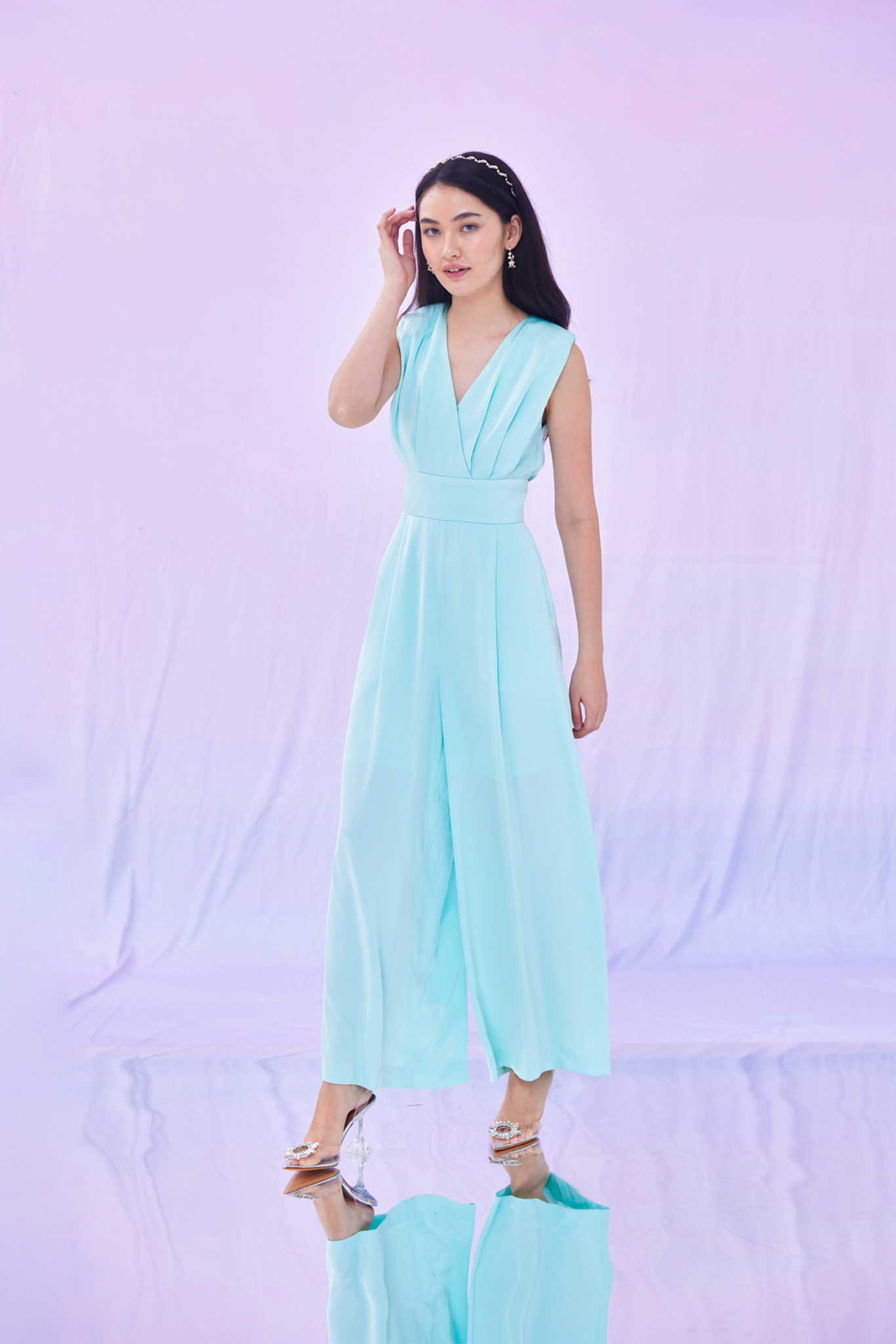 Gerda Mint Jumpsuit