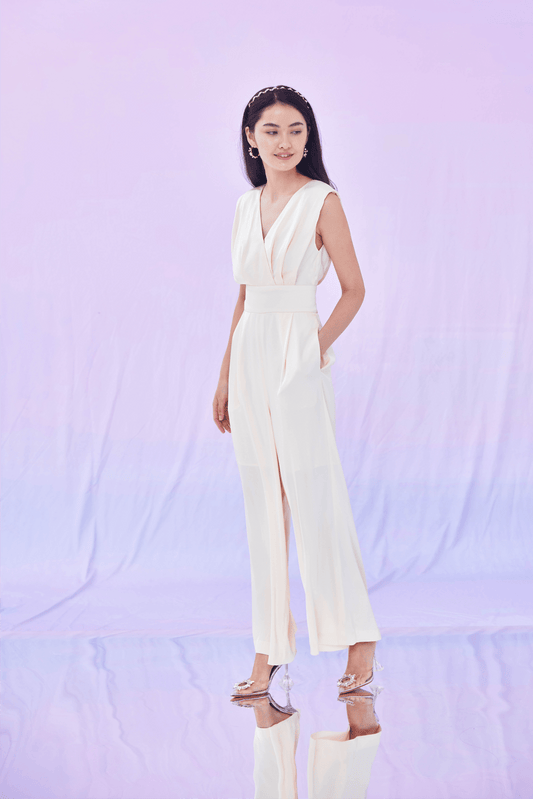 Gerda Beige Jumpsuit - Nimisski