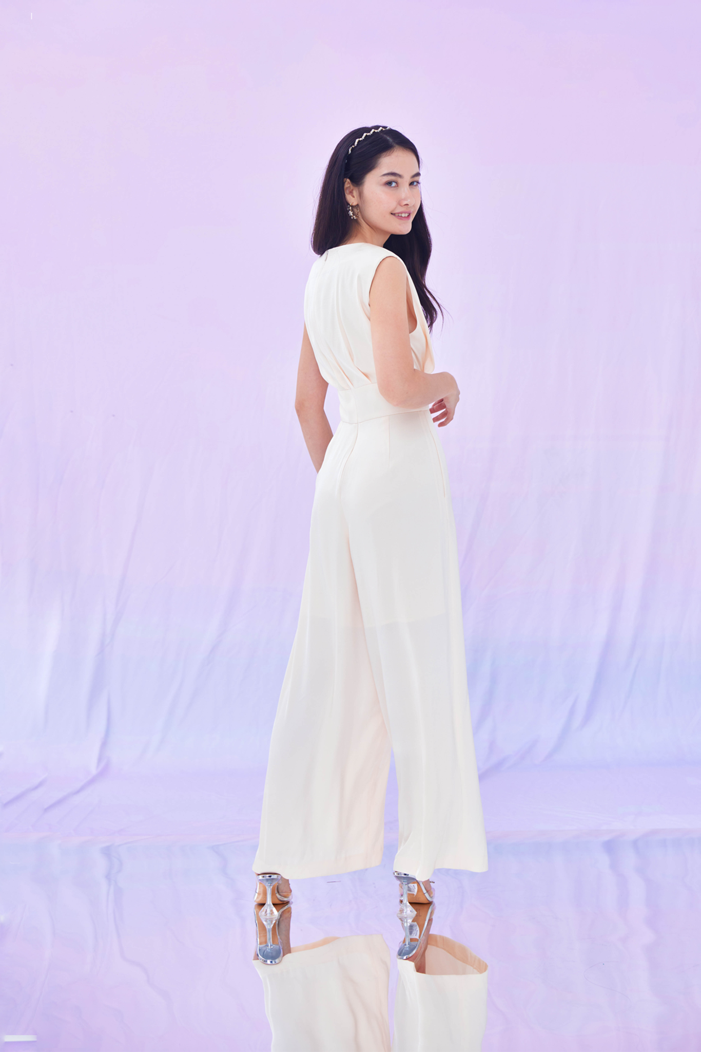 Gerda Beige Jumpsuit