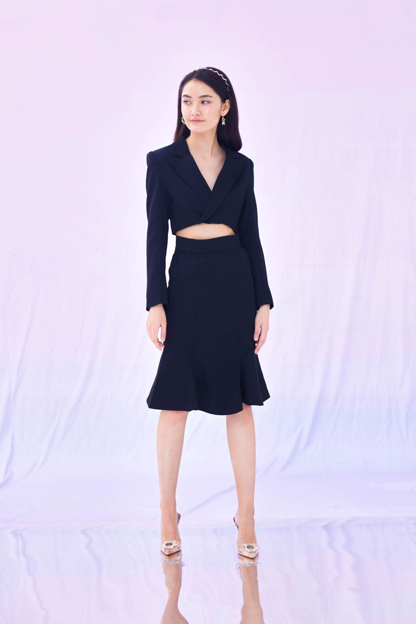 Gaynor Black Crop Jacket