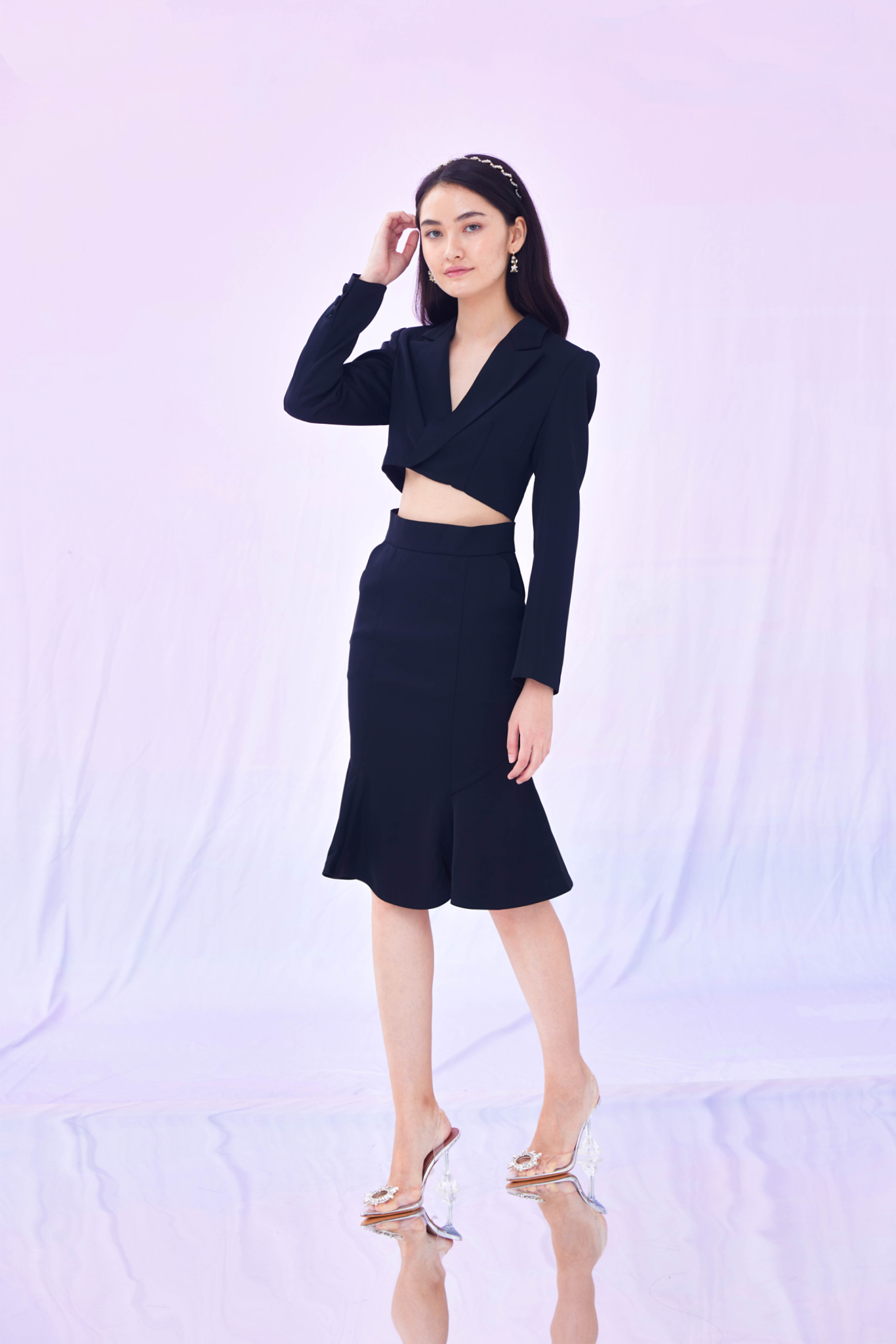 Gaynor Black Crop Jacket