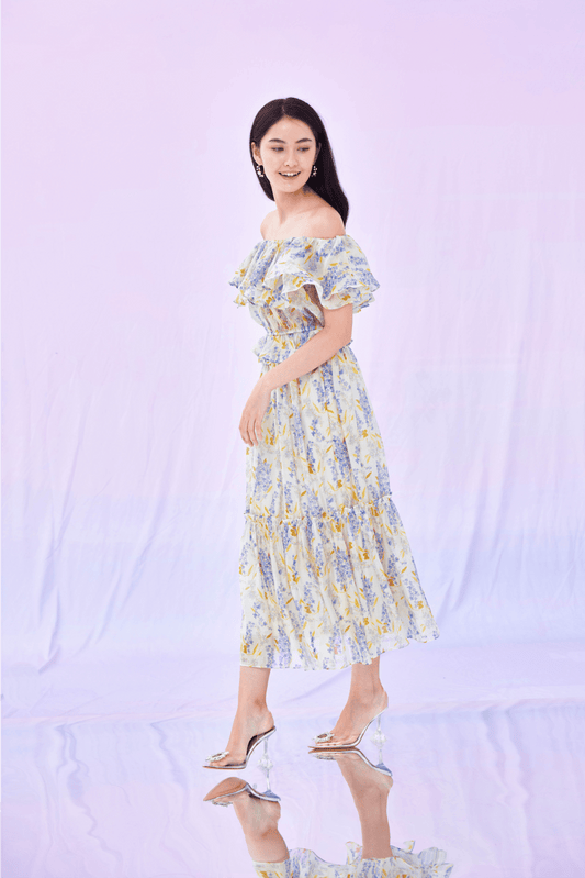 Gertha Blue Wisteria Skirt - Nimisski