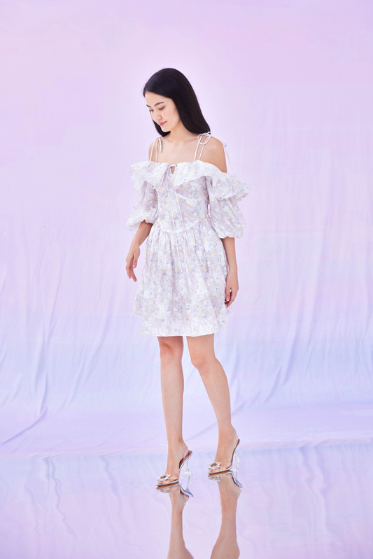 Glen Pink Flower Dress