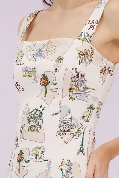 Gelila Pink Mid Dress - Nimisski