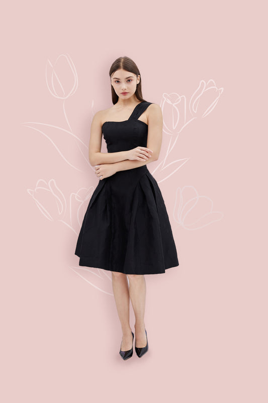 Abrial Black Jacquard Top - Nimisski