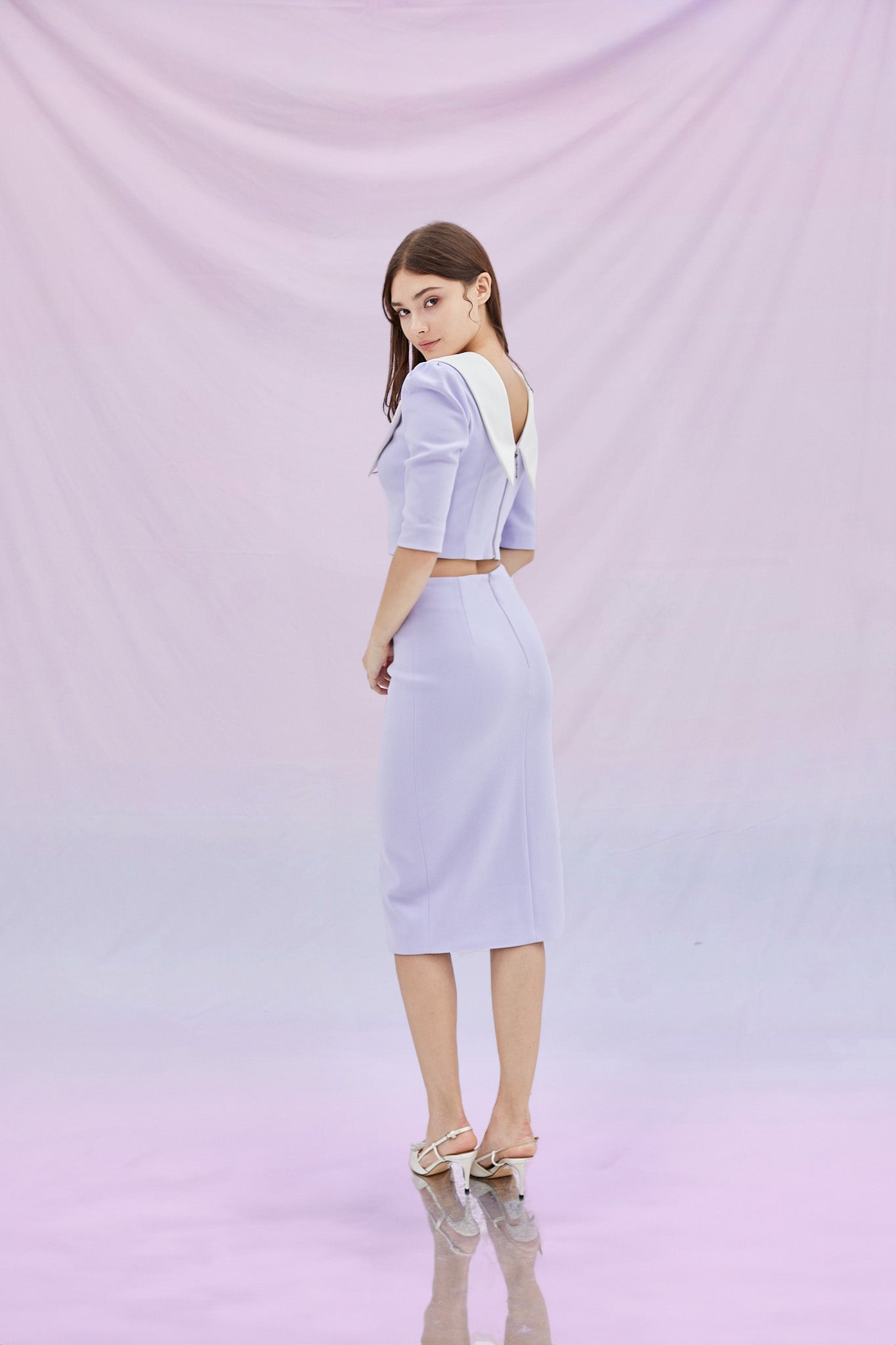 Gerilynn Lilac Puffy Sleeve Top