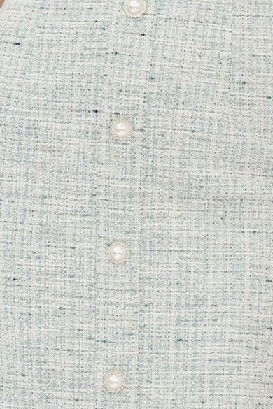 Geneieve Turquoise Tweed Skirt - Nimisski