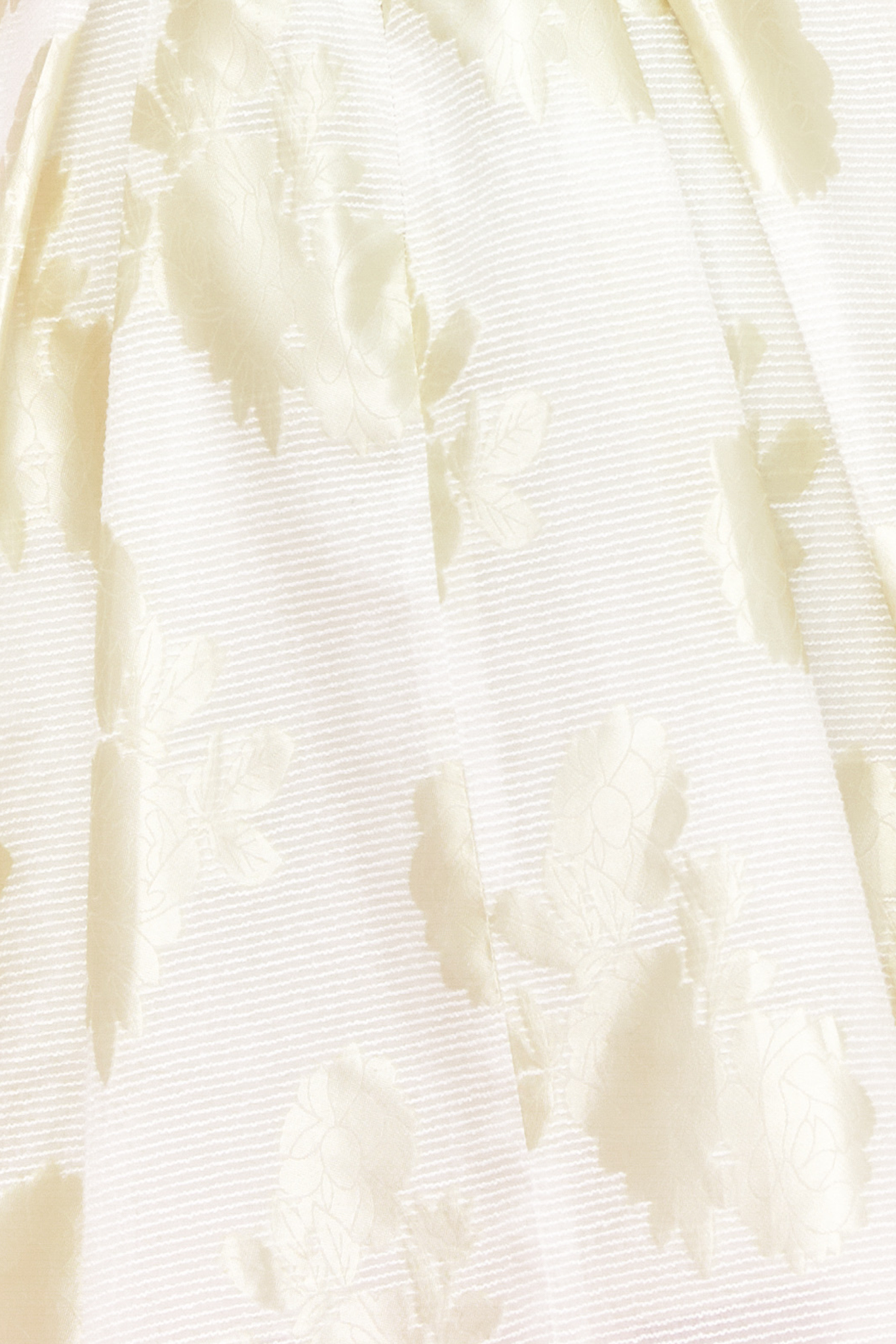 Anne White Jacquard Dress