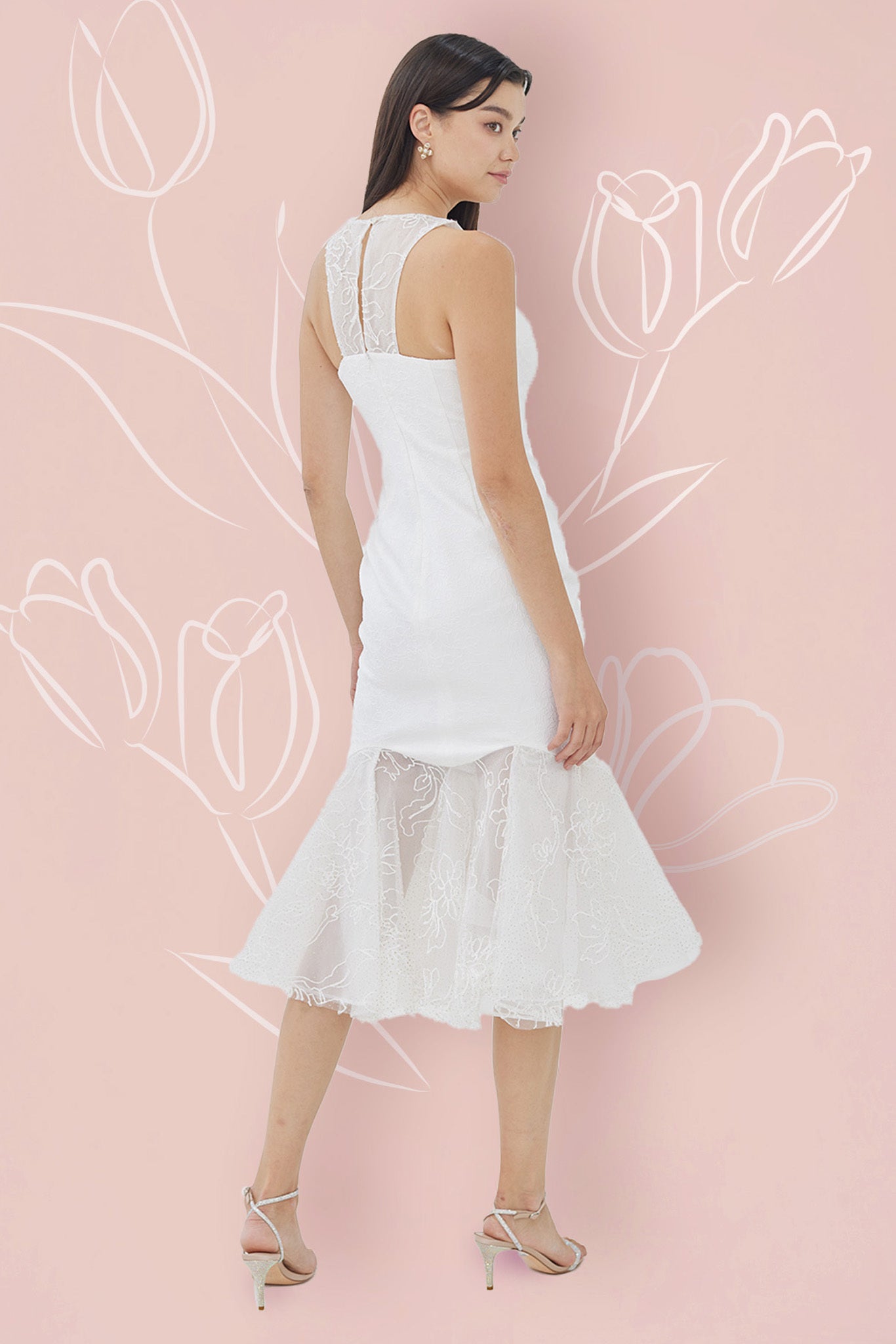 Colette White Dress - Nimisski