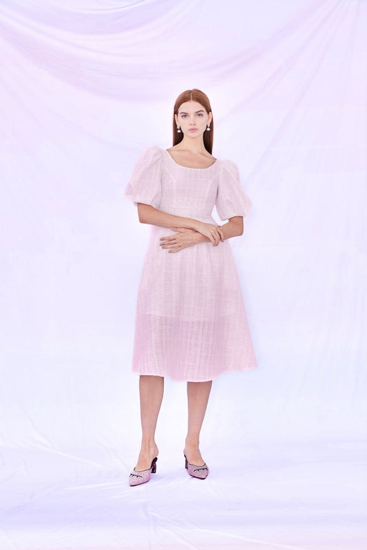 Frannie Sequins Pink Dress - Nimisski