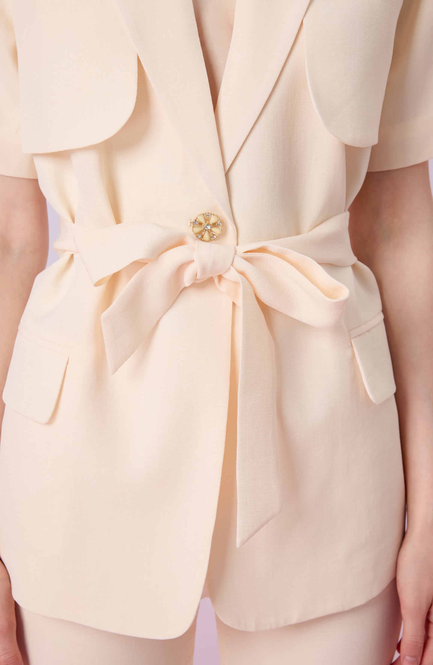 Gavrila Cream Oversize Blazer