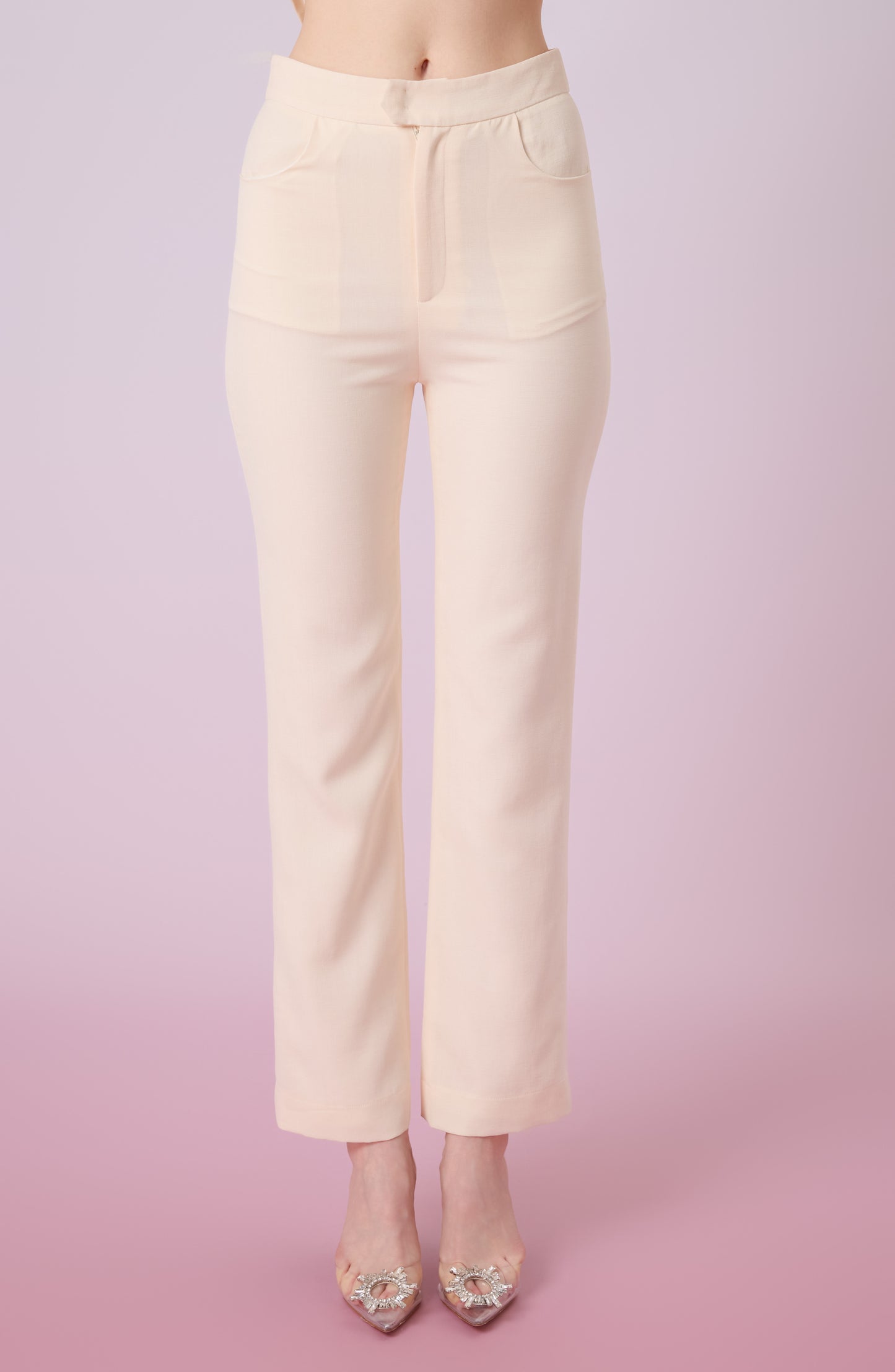 Gavrila Cream Straight Pants
