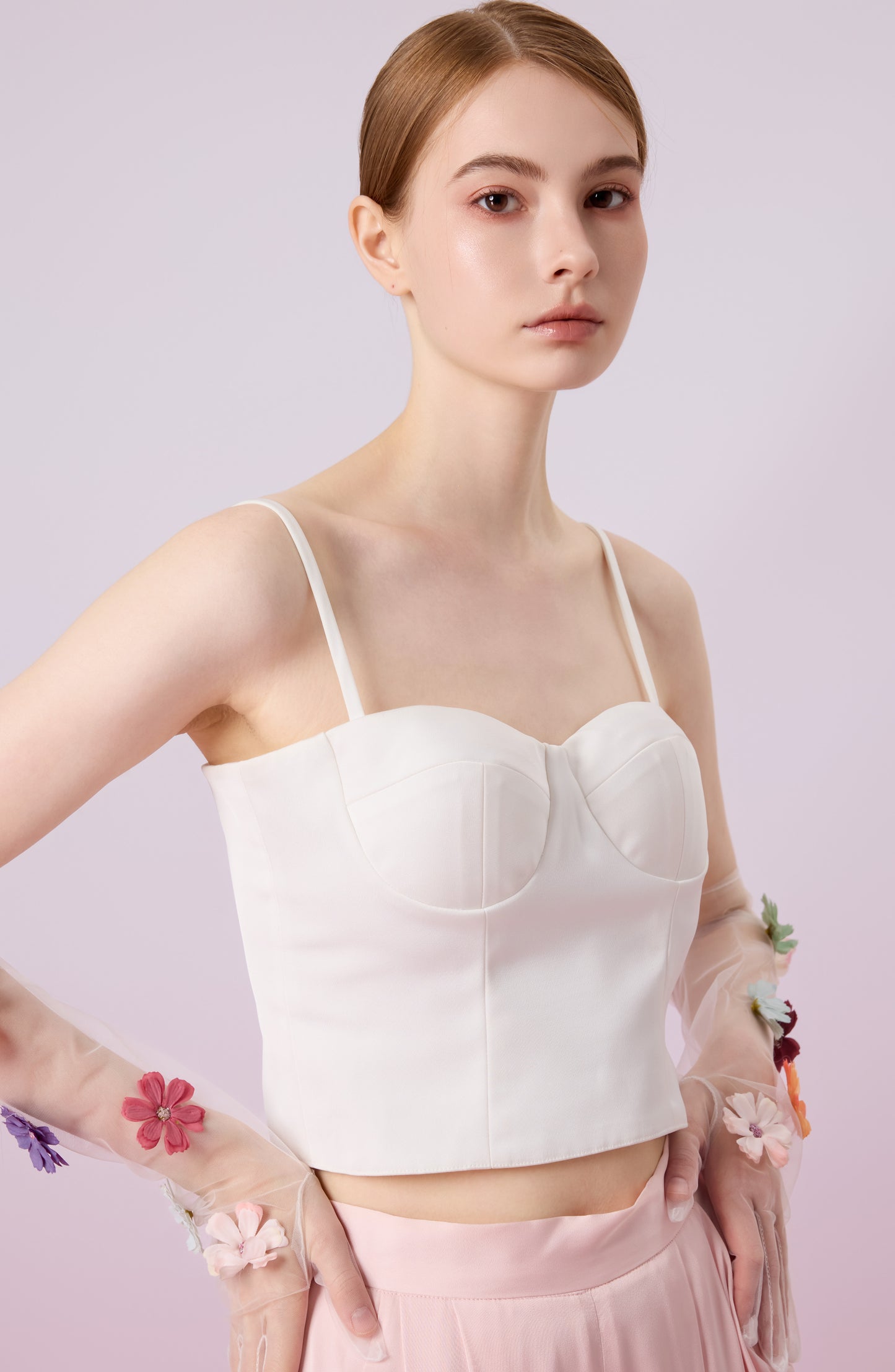 Jennifer White Bustier Top