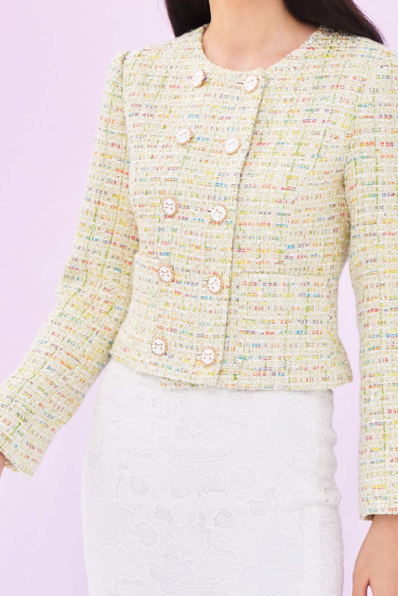 Gweneth Multicolour Tweed Jacket