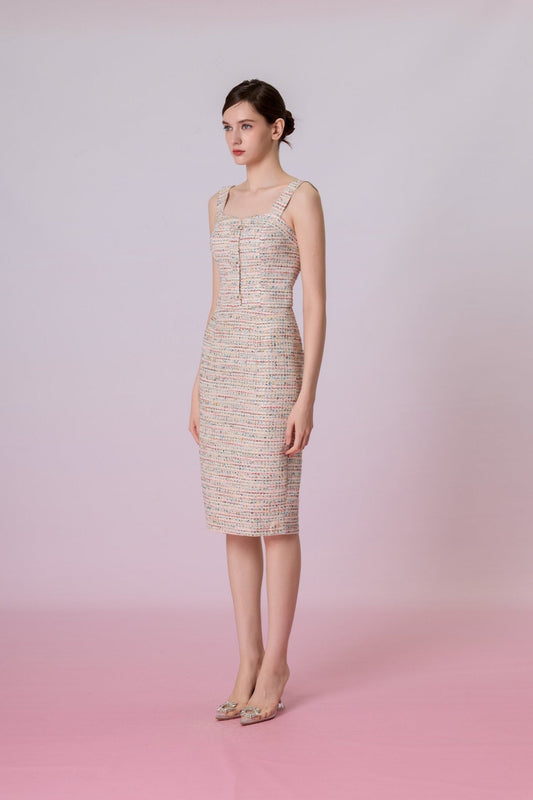 Glenice Rainbow Tweed Skirt - Nimisski