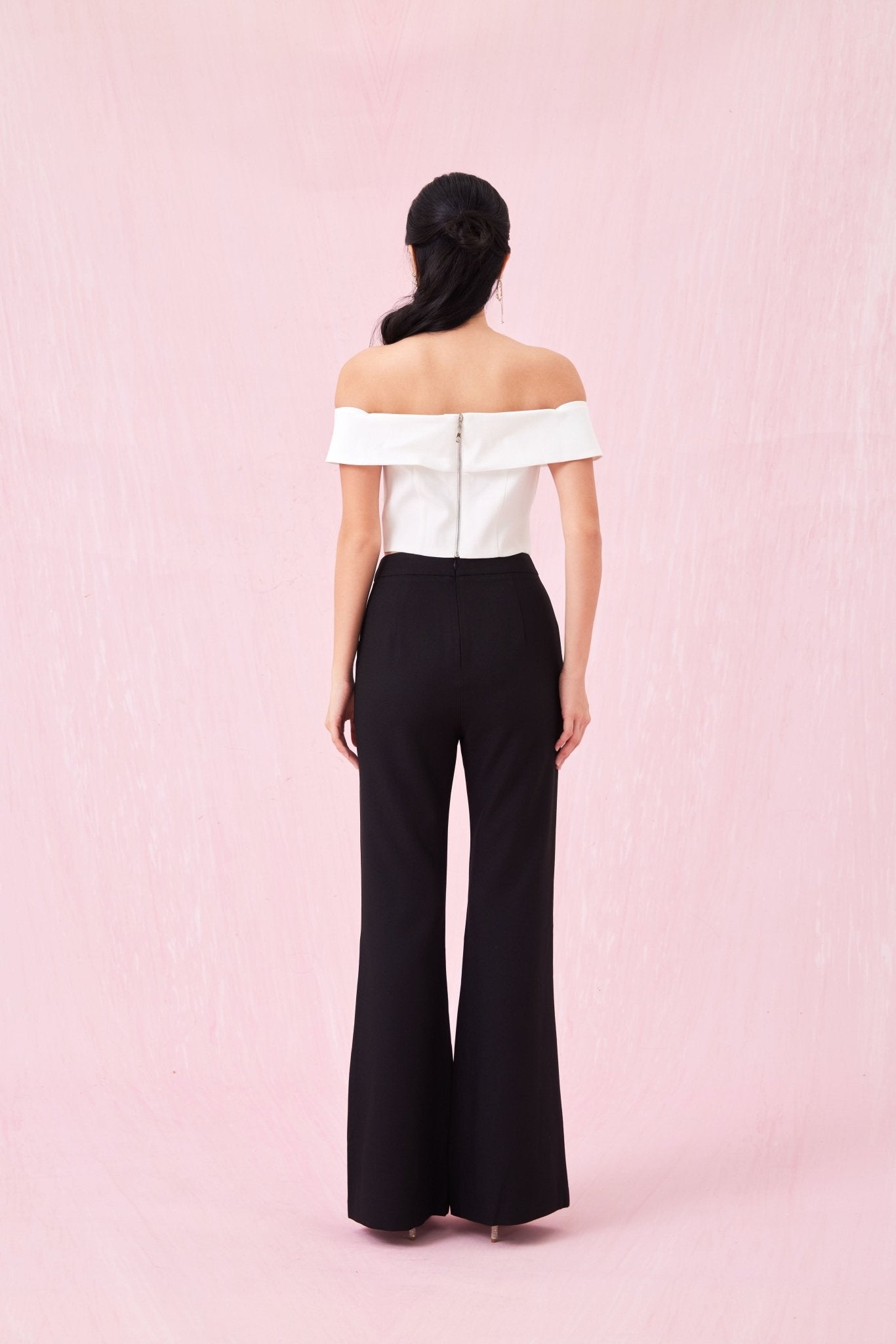 Arnett Black Flare Pants - Nimisski