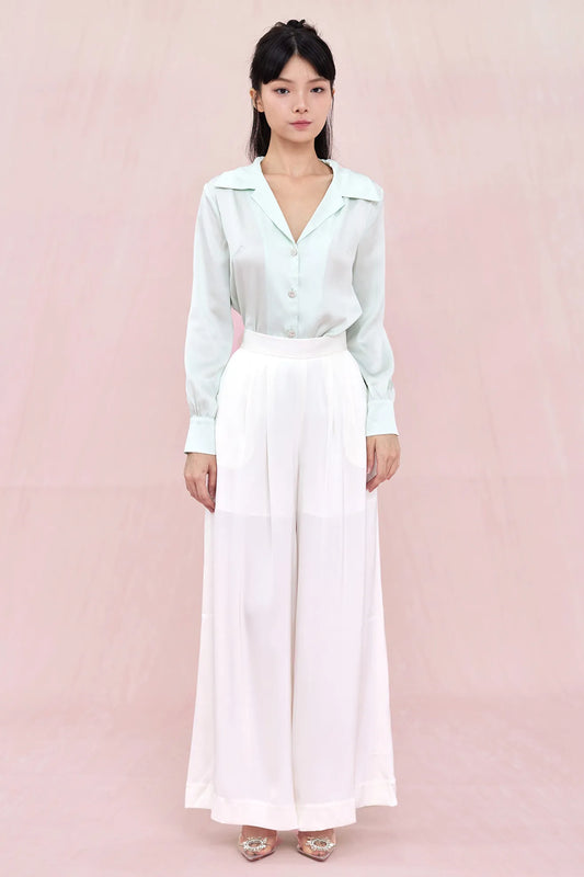 Belisse Green Long Sleeve Top - Nimisski