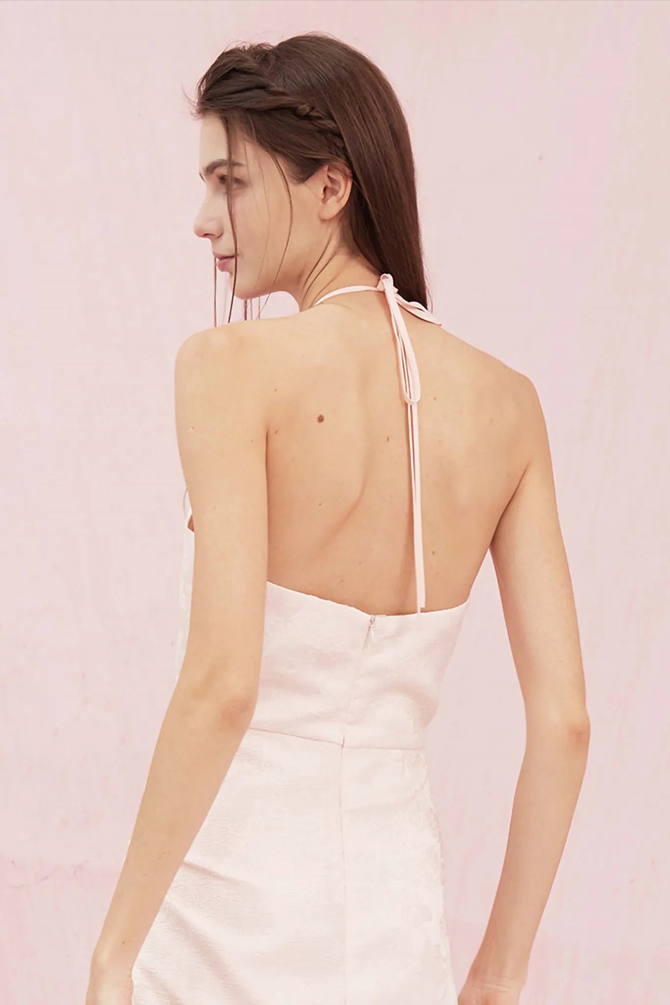Bellette Pink Halter Neck Dress
