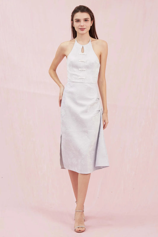 Bellette Blue Halter Neck Dress