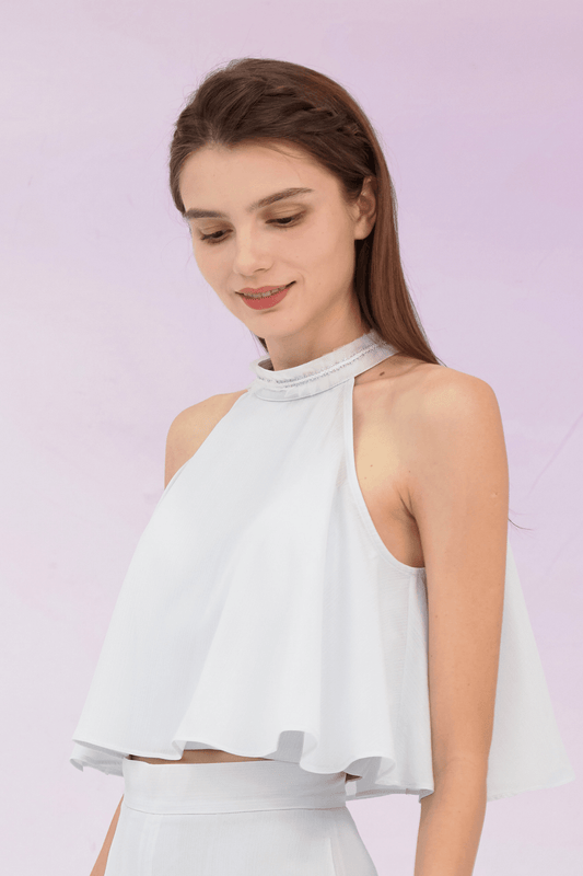 Gardner Blue Halter Top - Nimisski