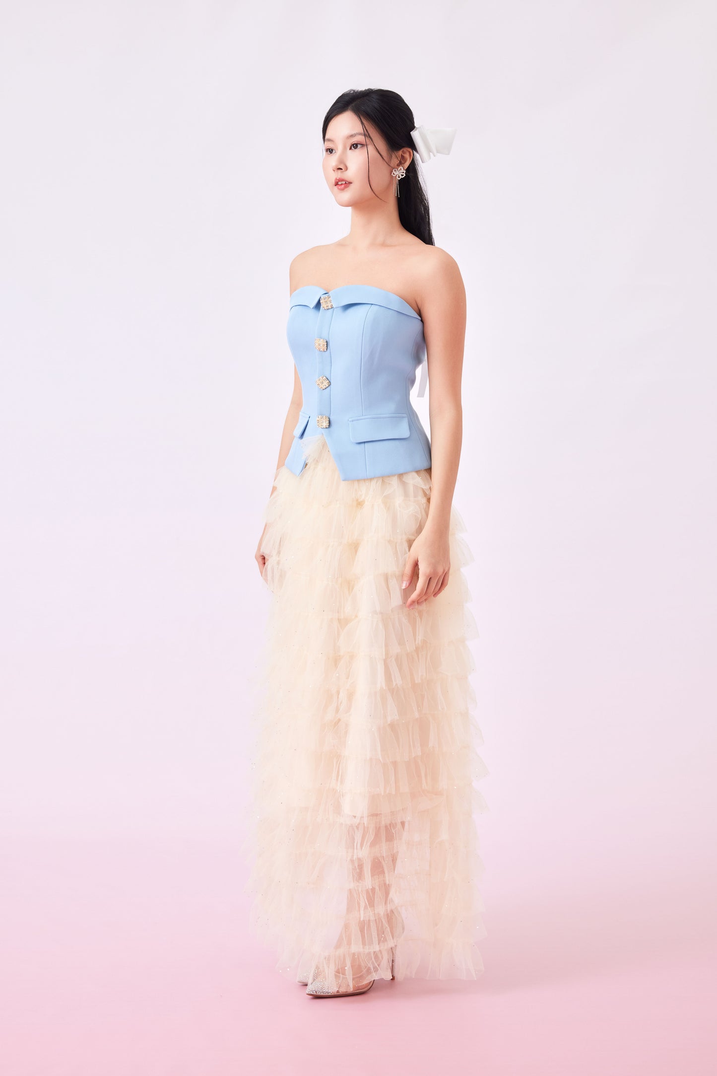 Georganna Sky Blue Tube Top