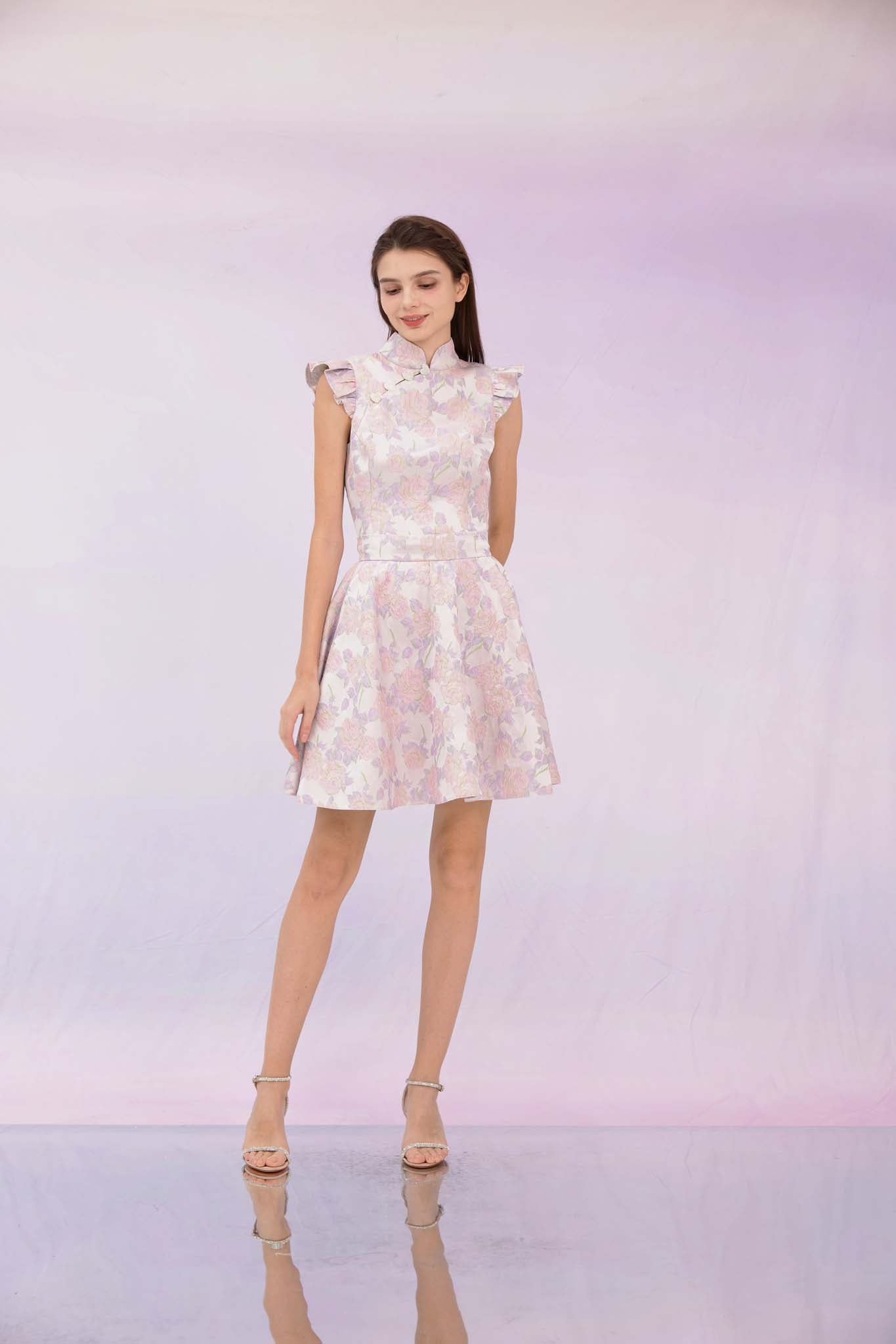 Gwenith Purple A Line Skirt