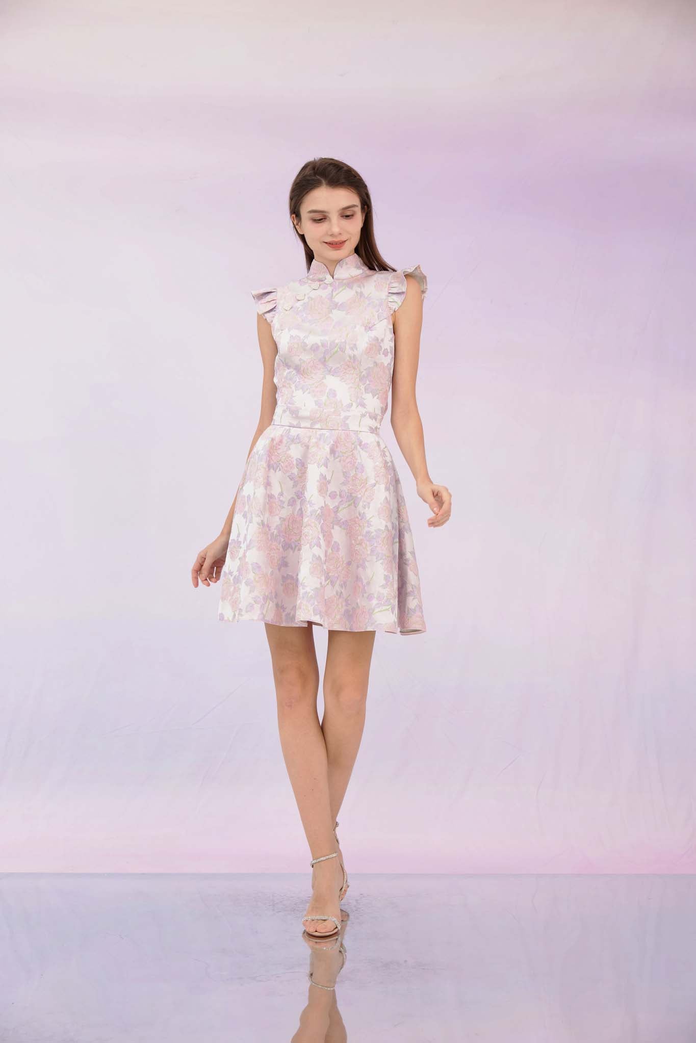 Gwenith Purple A Line Skirt