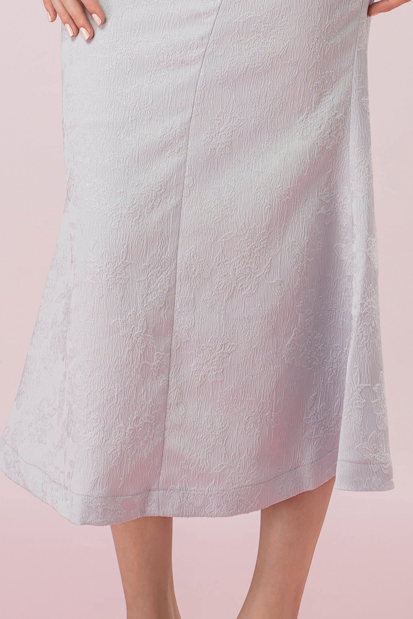 Gaiana Blue Jacquard Mermaid Skirt