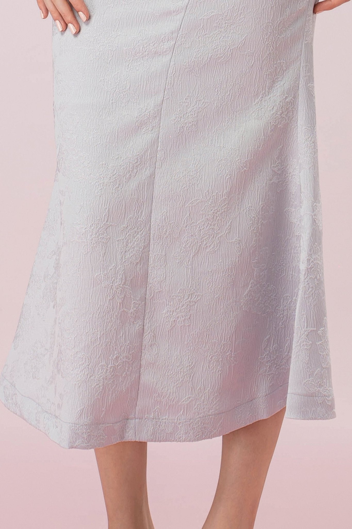 Gaiana Blue Jacquard Mermaid Skirt - Nimisski