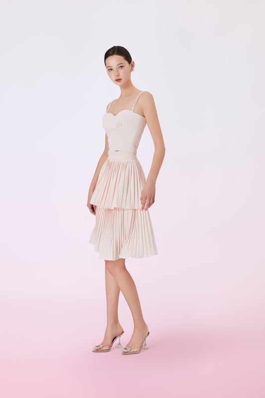 Freada Pink 2 Tier Skirts - Nimisski