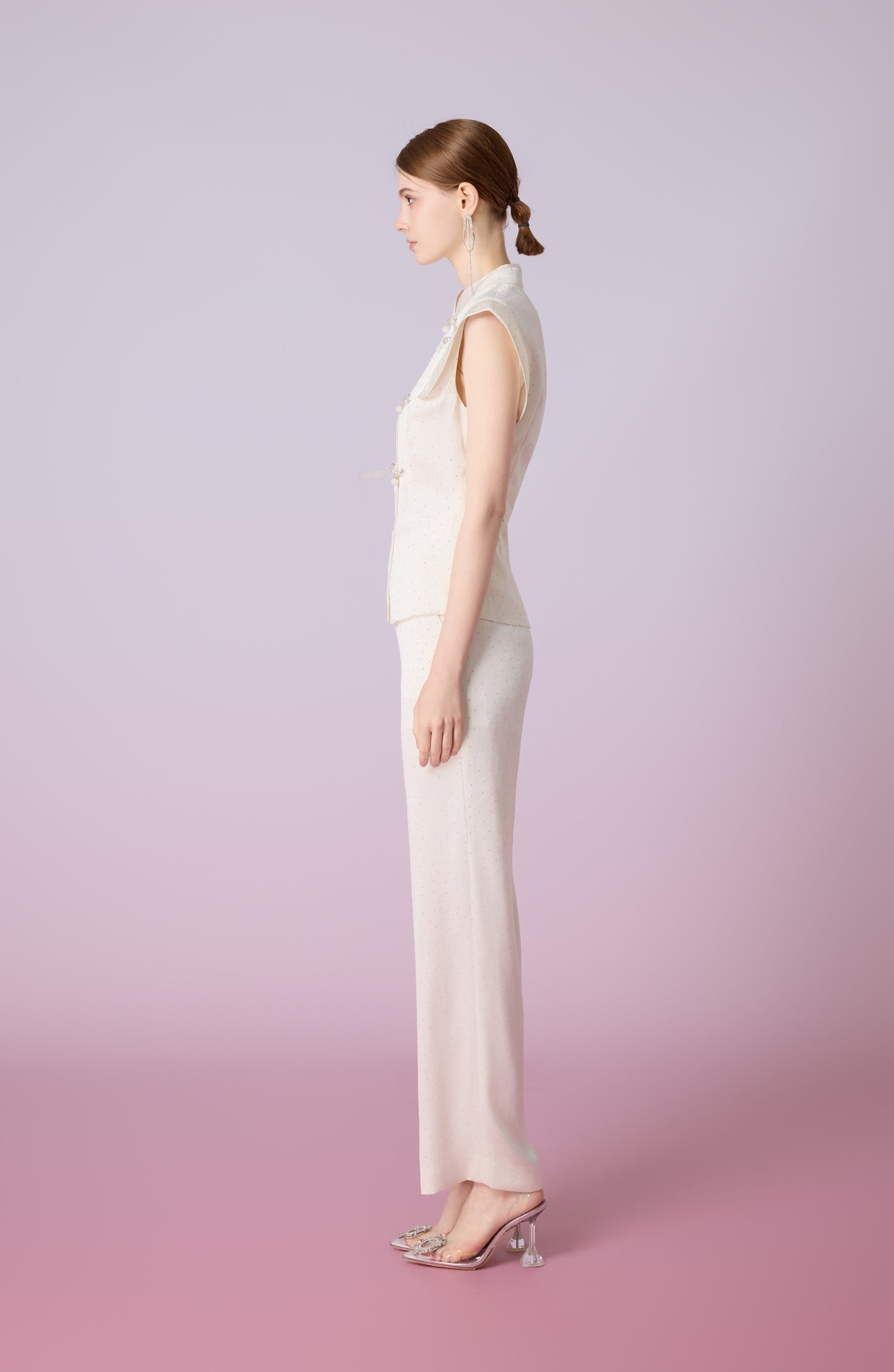 Galathea Cream Twinkle Long Pants