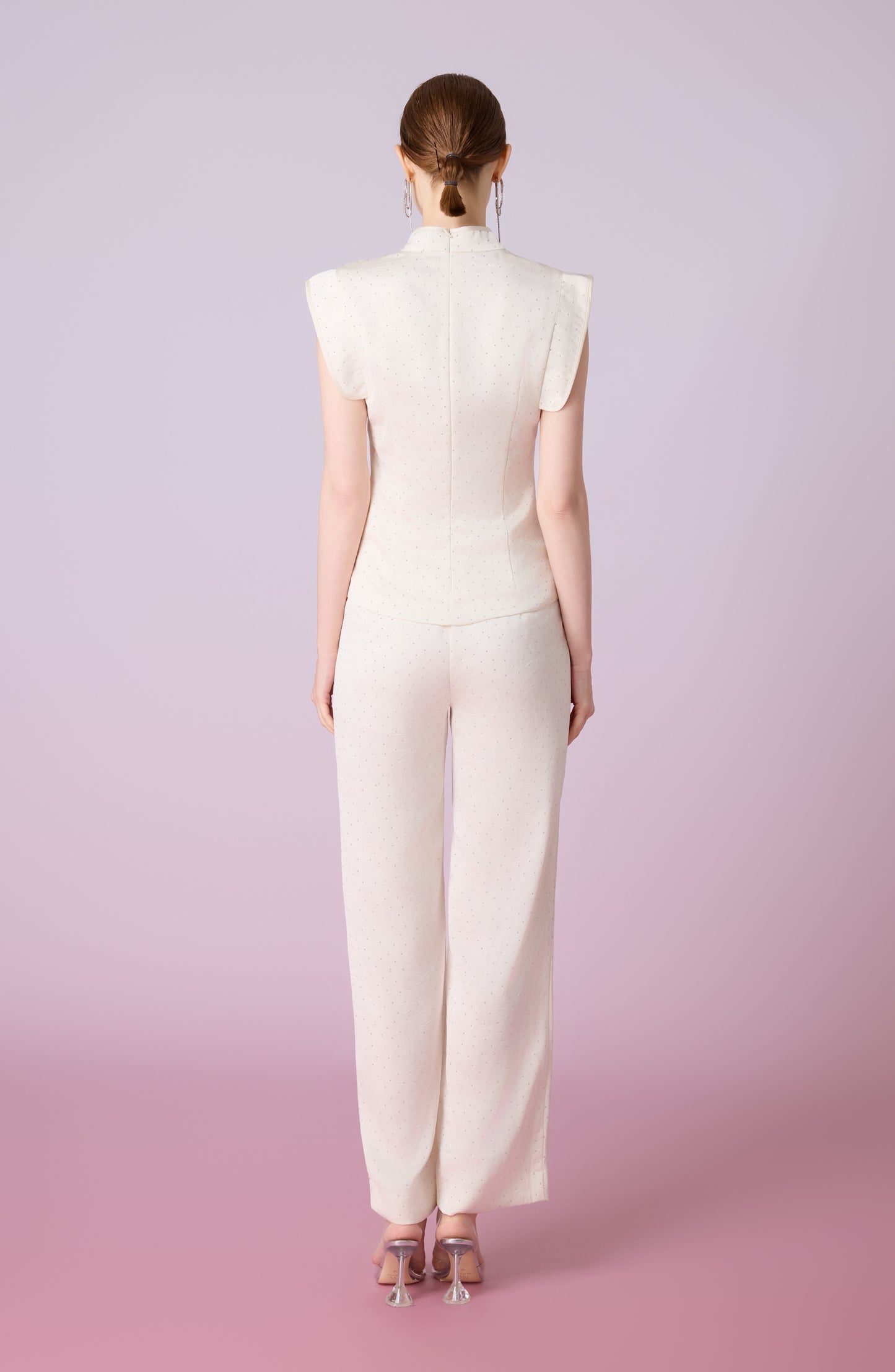 Galathea Cream Twinkle Long Pants