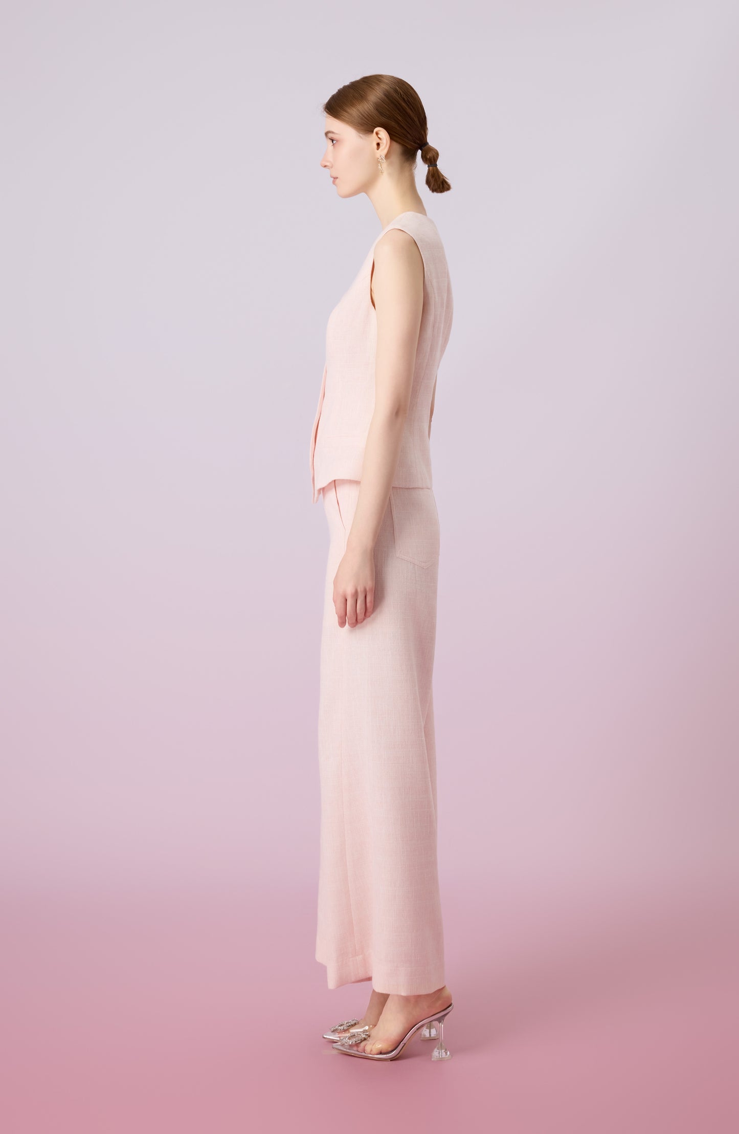 Jessamine Brush Pink Wide Pants