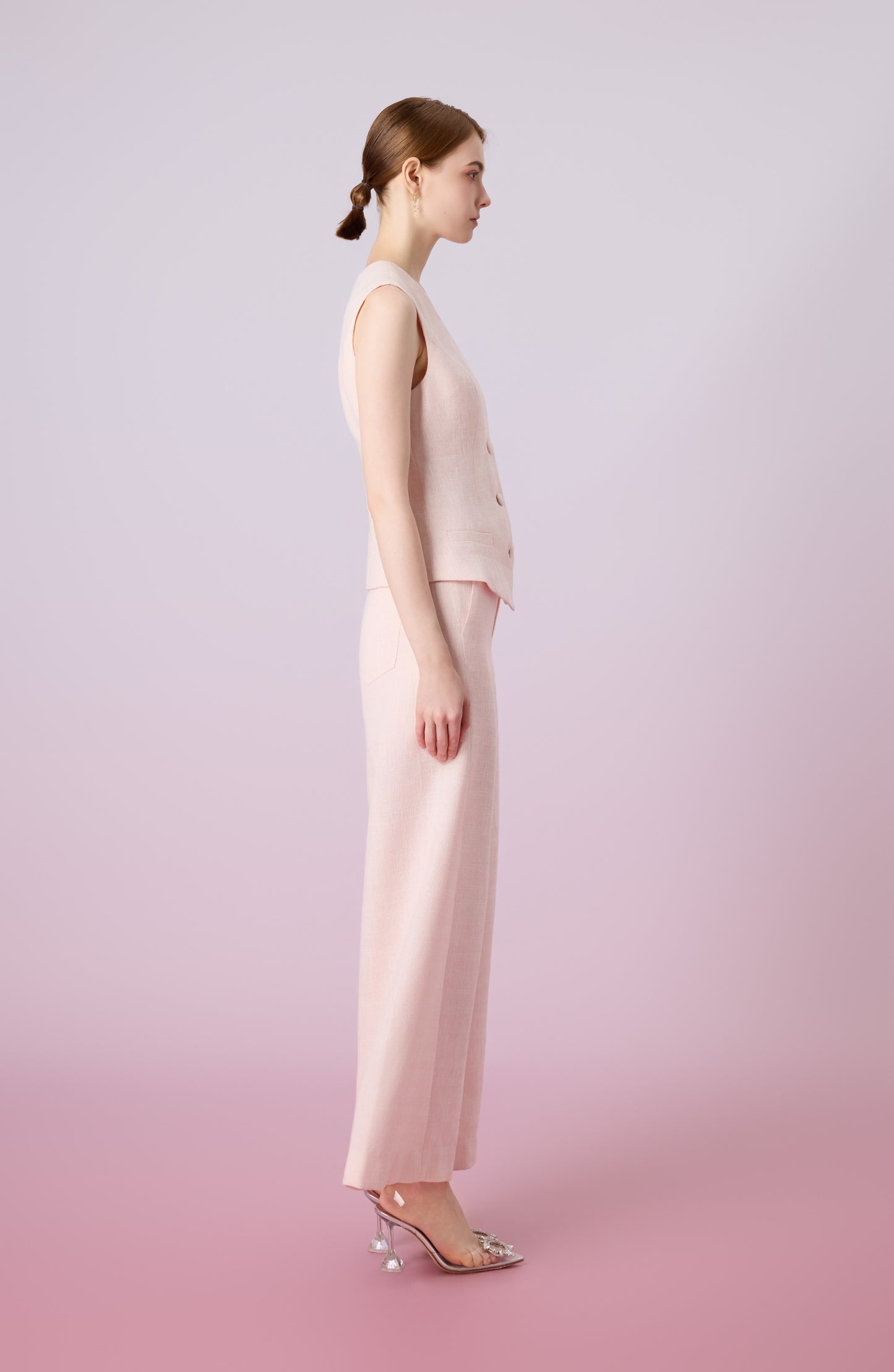 Jessamine Brush Pink Wide Pants