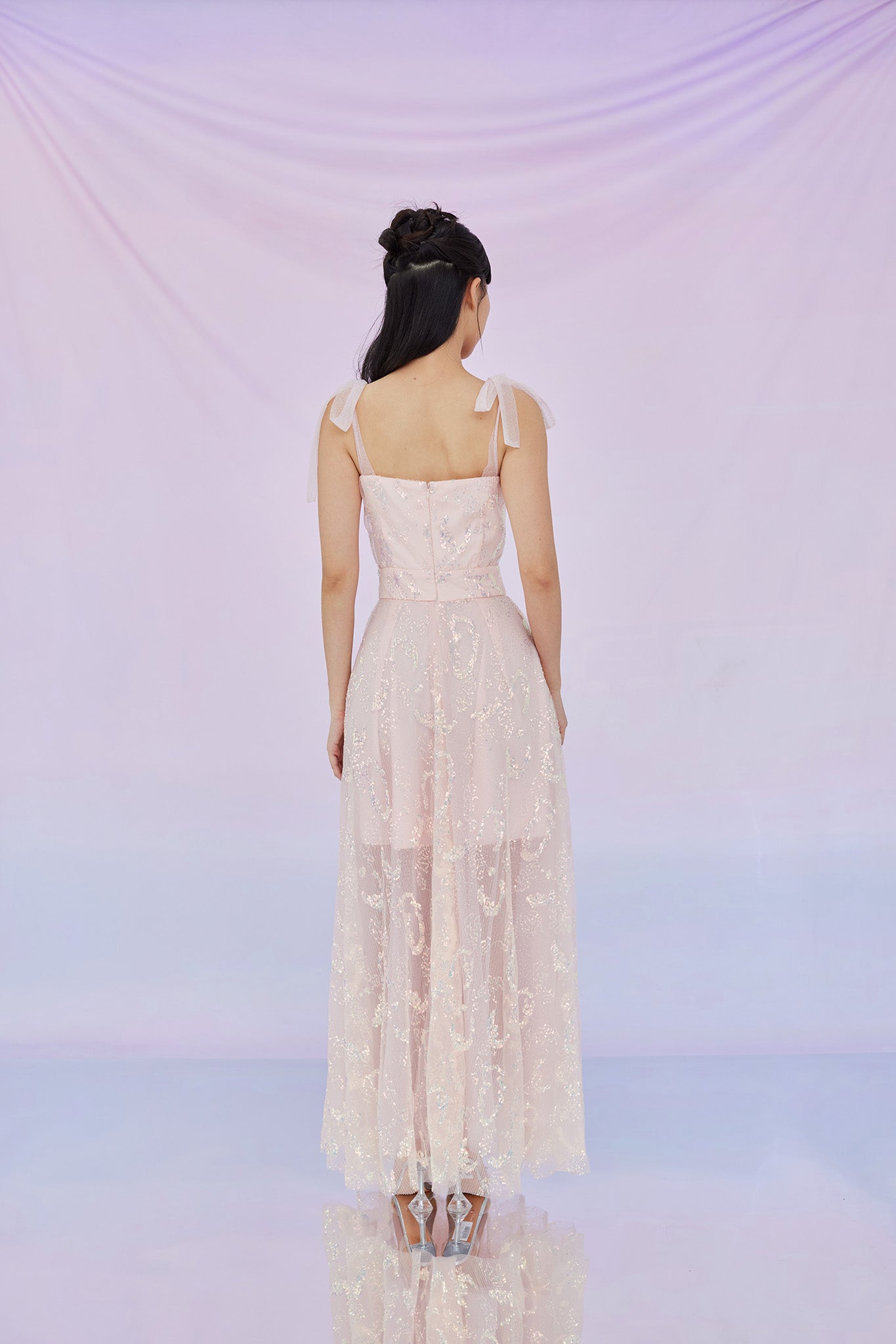 Ginebra Pink Sequin Dress