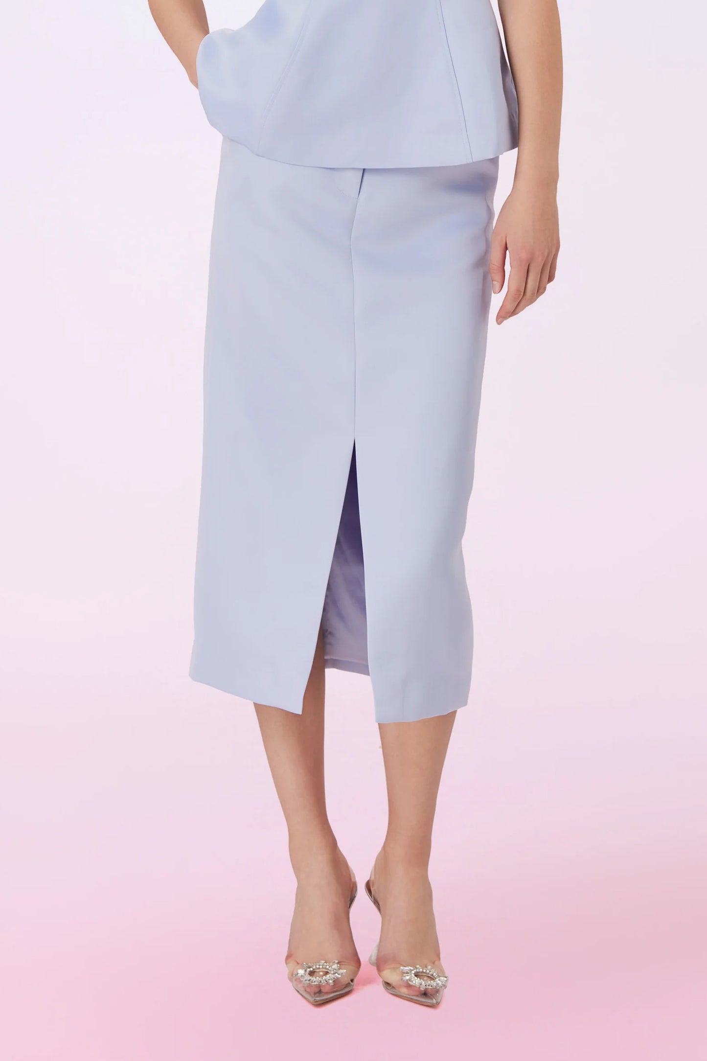 Gennelle Blue Violet Pencil Skirt
