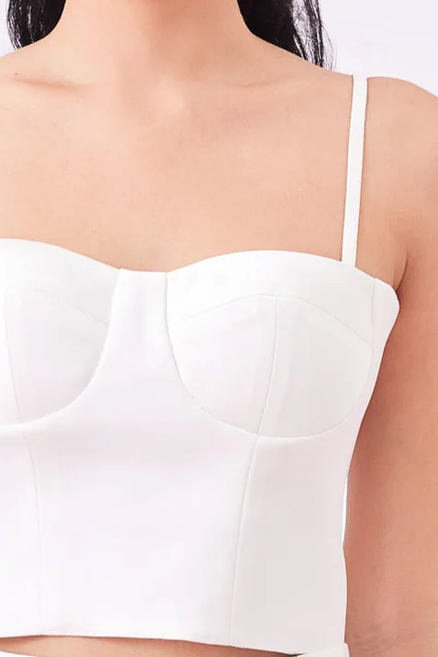Jennifer White Bustier Top