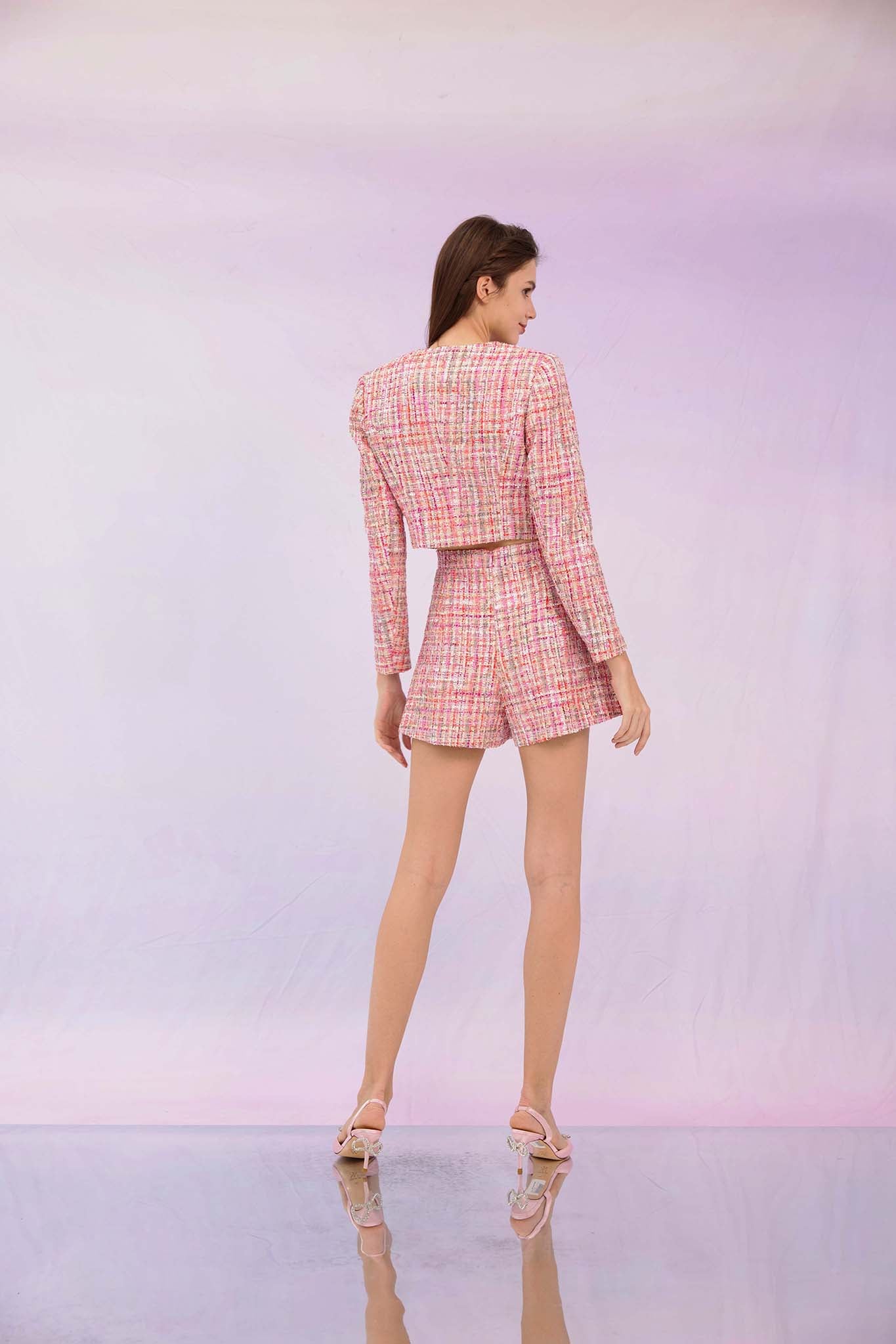 Gillianna Red Tweed Jacket