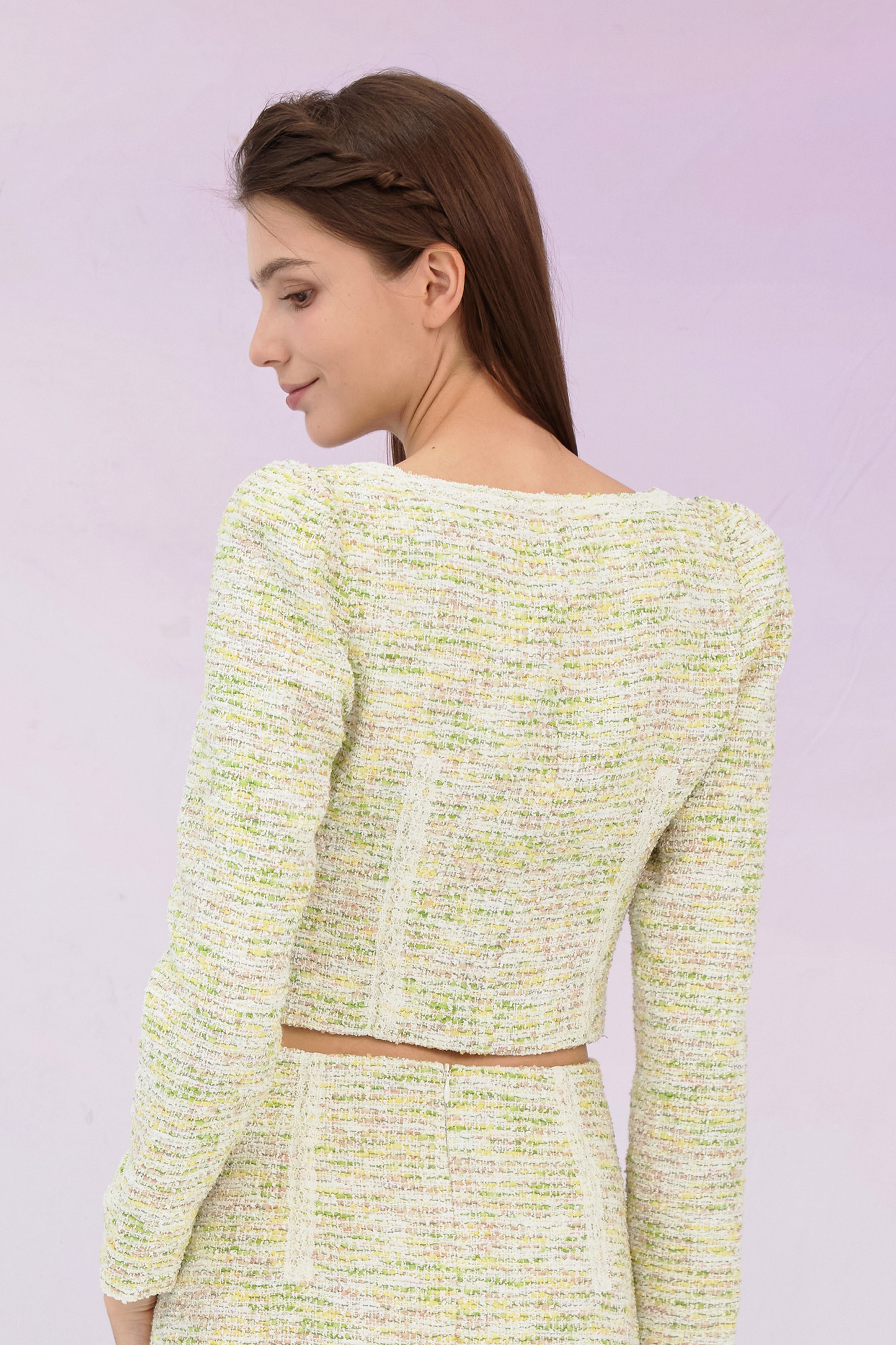 Gennie Green Tweed Jacket