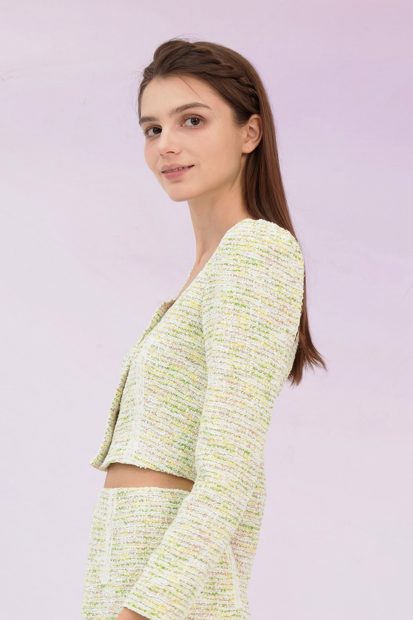 Gennie Green Tweed Jacket